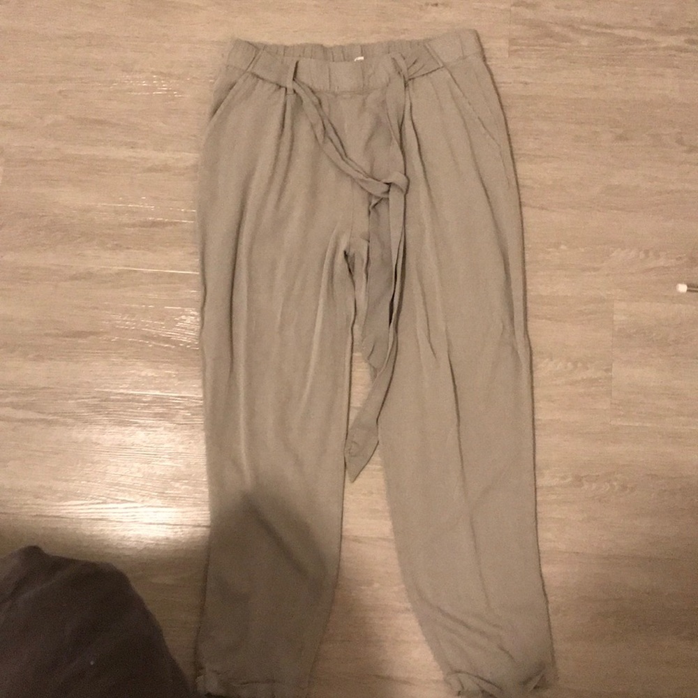 Dress pants in both grey and tan